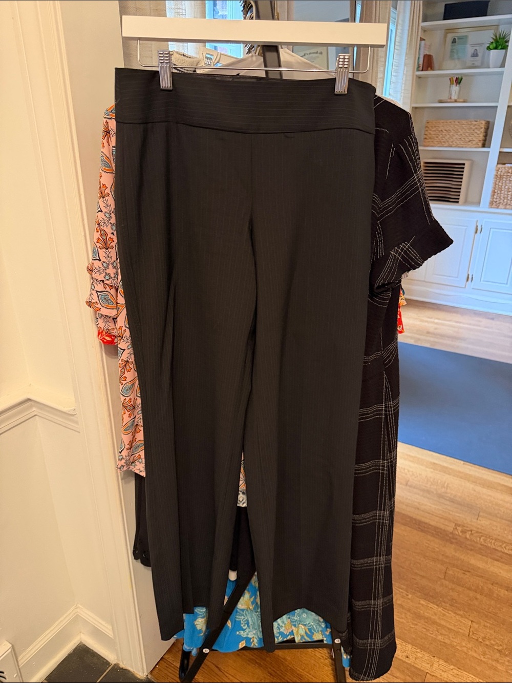 The Limited Black Straight-Leg Work Trousers